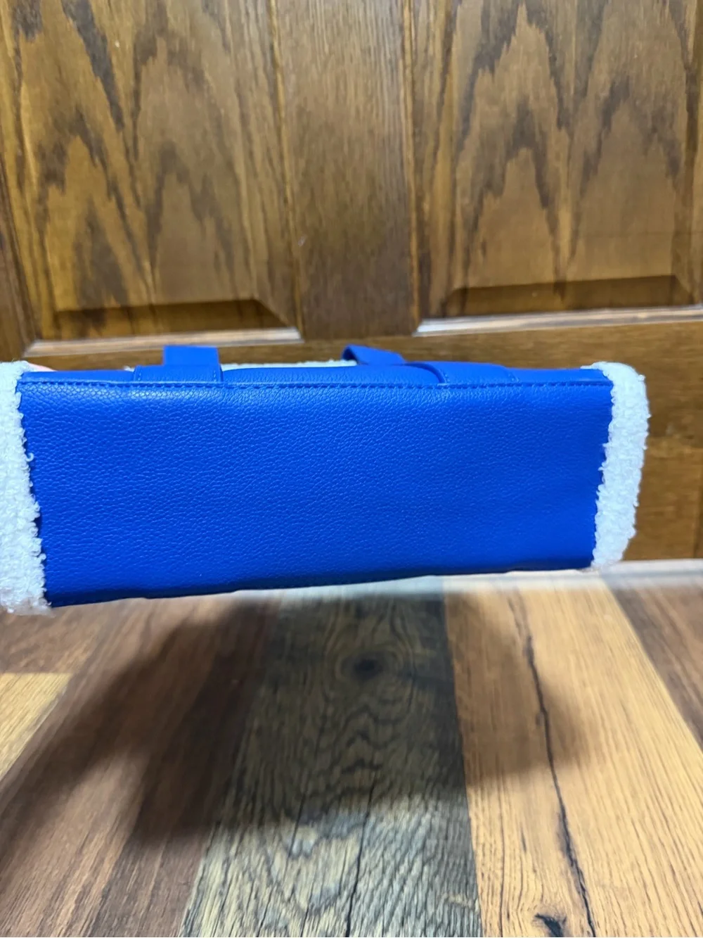 Small Tote in Royal Blue with White Trim
